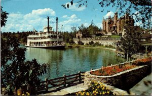 Vtg Disney World Cruising the Rivers of America Admiral Joe Fowler Postcard