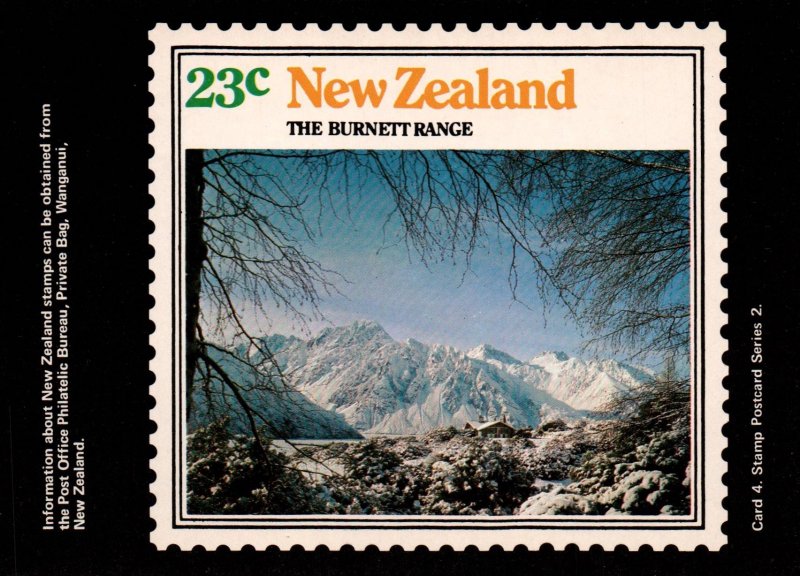 New Zealand The Burnett Mountain Range Stamp BIN