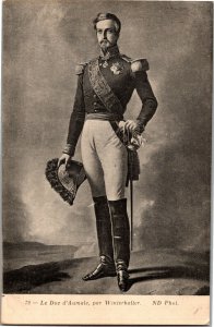 Portrait of Henri d'Orléans, Duke of Aumale Vintage Postcard S17