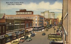 Little Rock Arkansas AR Main Street Carpet and Furniture Co Linen Vintage PC