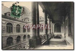 Old Postcard Rennes Interior of Courthouse Court of Honor