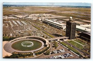 1960s JOHN F. KENNEDY INTERNATIONAL AIRPORT IDLEWILD QUEENS NY POSTCARD P3377