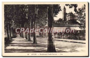 Old Postcard Auch Boulevard Sadi Carnot