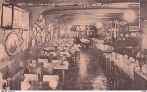 PORTLAND, Oregon, 1900-1910s; Ship's Cabin, Dan & Louis Oyster Bar