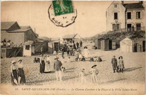 CPA St-GILLES-sur-VIE - Le Chemin d'arrivée a la Plage (297643)