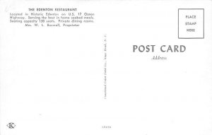 Edenton Restaurant Edenton, North Carolina NC