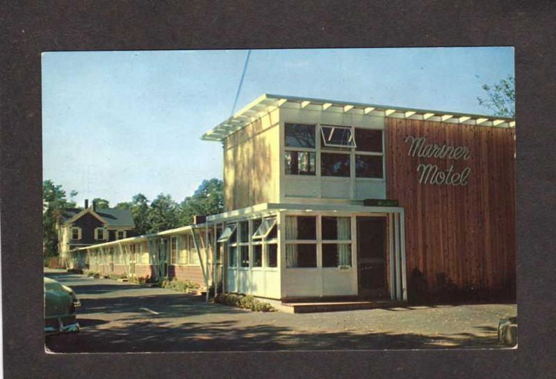 MA Mariner Motel Falmouth CAPE COD MASS Massachusetts  Postcard