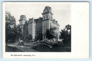 SANDUSKY, Ohio OH ~ HIGH SCHOOL Erie County ca 1900s UDB  Postcard