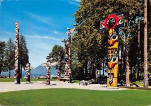 BR99229 totem poles stanley park vancouver b c  canada