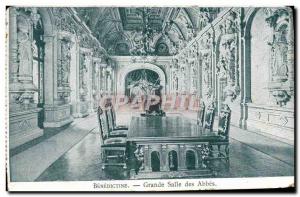 Old Postcard Benedictine Great Hall of Abbes