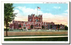 Postcard Old Toledo Libbey High School Ohio