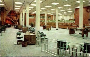 Postcard Interior of Atlantic National Bank of West Palm Beach, Florida~131762