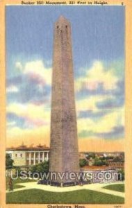 Bunker Hill Monument - Charlestown, Massachusetts MA  