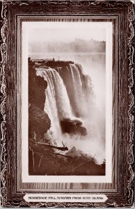 Horseshoe Falls Niagara from Goat Island c1911 Phelan RPPC Postcard H46