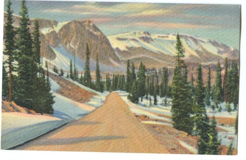 Highway through the Snowy Range, Medicine Bow National Forest, Southern Wyoming