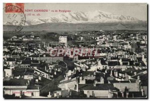 Postcard Old Canigou Seen from Perpignan