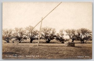 Canada RPPC Grand Pre N.S. Old Willows & Well Photo By Graham Postcard A50