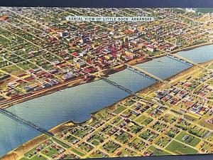 Postcard Aerial View of Little Rock , Arkansas.       T2