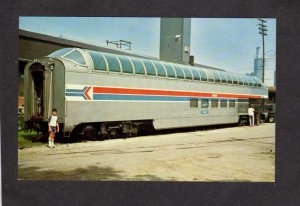 OH Amtrak Railroad Train Cincinnati Ohio Railway Expo Postcard