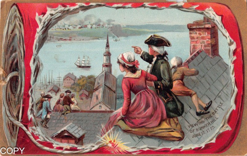 Viewing Battle Of Bunker Hill  Independence Day Tuck Series 159 BE123