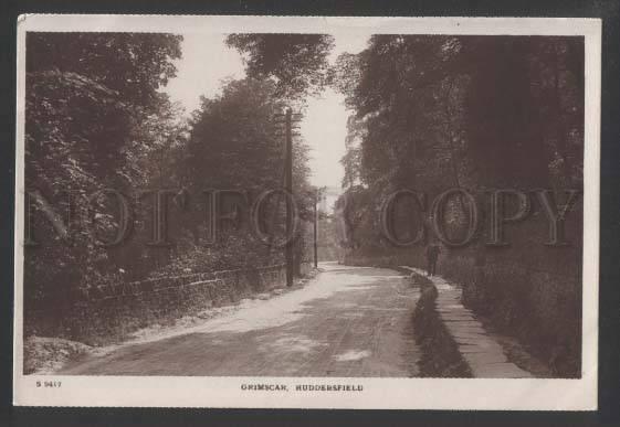 117825 UK England HUDDERSFIELD Grimscar Vintage postcard