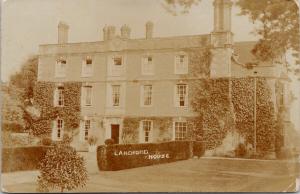 Landford Manor House Wiltshire England UK RPPC Postcard E59