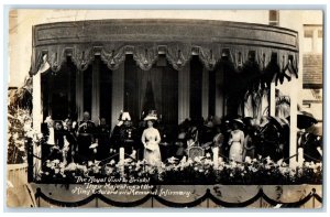 England RPPC Photo Postcard Royal Visit to Bristol of Their Majesties 1912