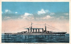 Postcard US Navy Battlecruisers #1-4