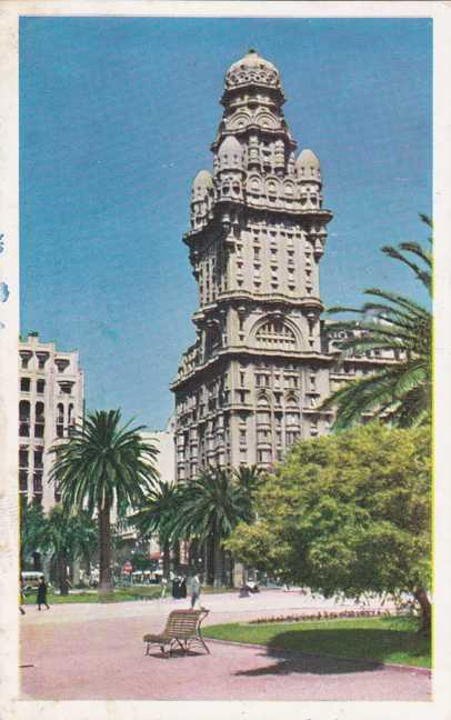 Plaza Independencia - Montevideo, Uruguay - pm 1953