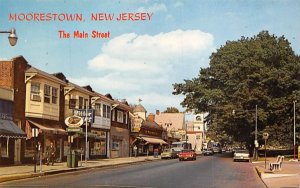 The Main Street Moorestown, New Jersey Postcard
