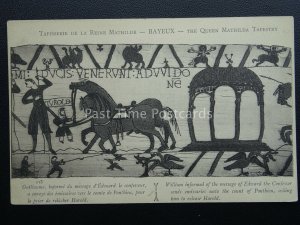 Bayeux Tapestry WILLIAM & EDWARD THE CONFESSOR Old French Postcard ND Phot 113