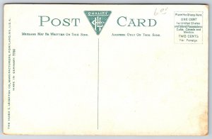 Auburn New York~Old Grammar High School Bldg~Path~Romanesque~c1910 Postcard