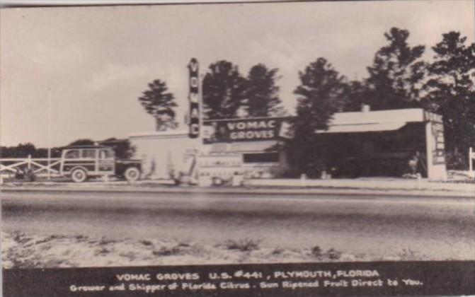 Florida Plymouth Vomac Groves Citrus Stand U S Highway 441