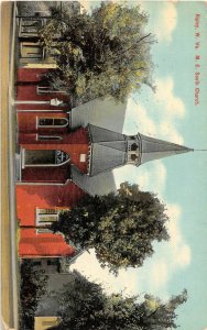 J20/ Ripley West Virginia Postcard c1910 M.E. South Church Building 116