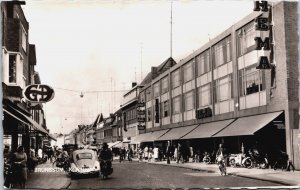 Netherlands Brunssum Kerkstraat  Vintage RPPC C093