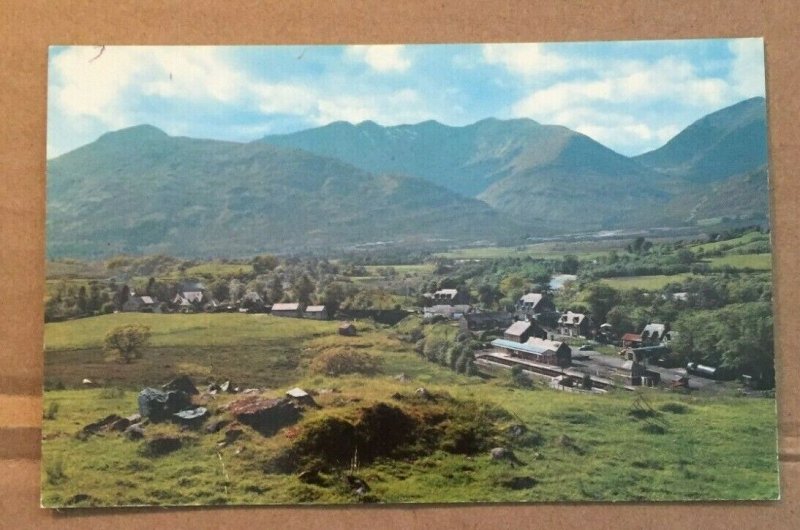  UNUSED POSTCARD - DALMALLY AND BEN CRUACHAN, SCOTLAND - CREASED 