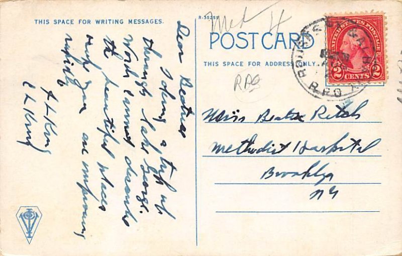 Paradise Bay Lake George, New York, USA R.P.O., Rail Post Offices Postal Used...