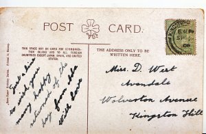 Genealogy Postcard - Family History - West - Wolverton Ave - Kingston Hill A1675