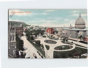 Postcard Dominion Square, Montreal, Canada