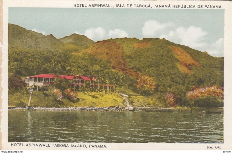 PANAMA, 1910-20s; Hotel Aspinwall, TABOGA ISLAND