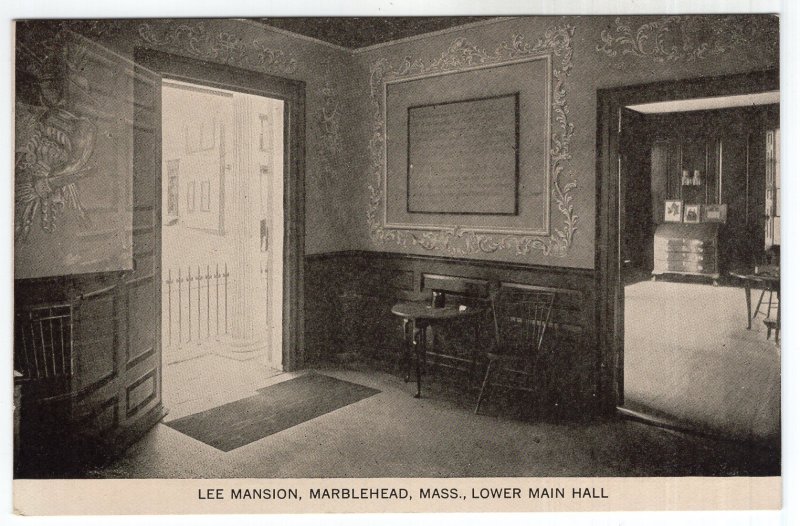 Marblehead, Mass, Lee Mansion, Lower Main Hall