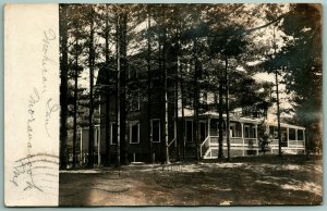 RPPC Mohican Inn Maranacook Maine ME 1908 Postcard F16