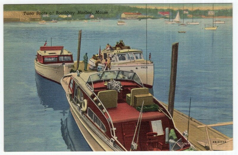 Tuna Boats at Boothbay Harbor, Maine