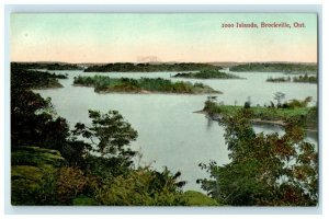 c1910's View Of 1000 Islands Brockville Ontario Canada Unposted Antique Postcard