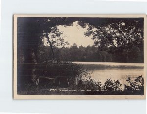 Postcard Am See Nymphenburg Munich Germany