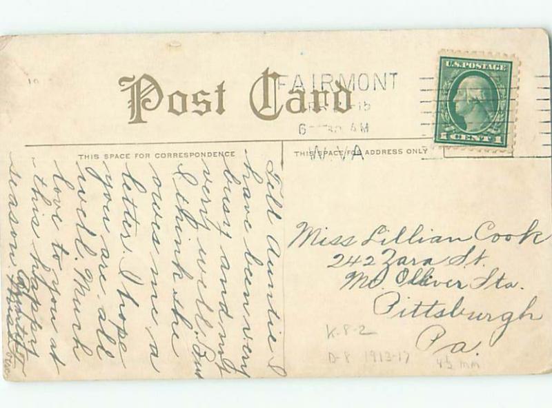 Pre-Linen Easter CUTE BUNNY RABBIT HIDING FROM GIRL AB3538