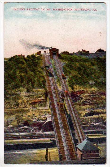 Incline Railway to Mt Washington, Pittsburgh PA
