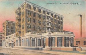 Corpus Christi Texas Neuces Hotel Street View Antique Postcard K91273