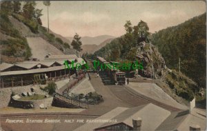 India Postcard - Trains -Principal Station Barogh, Halt For Refreshments RS27930