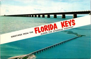 Florida Greetings From The Florida Keys Split View
